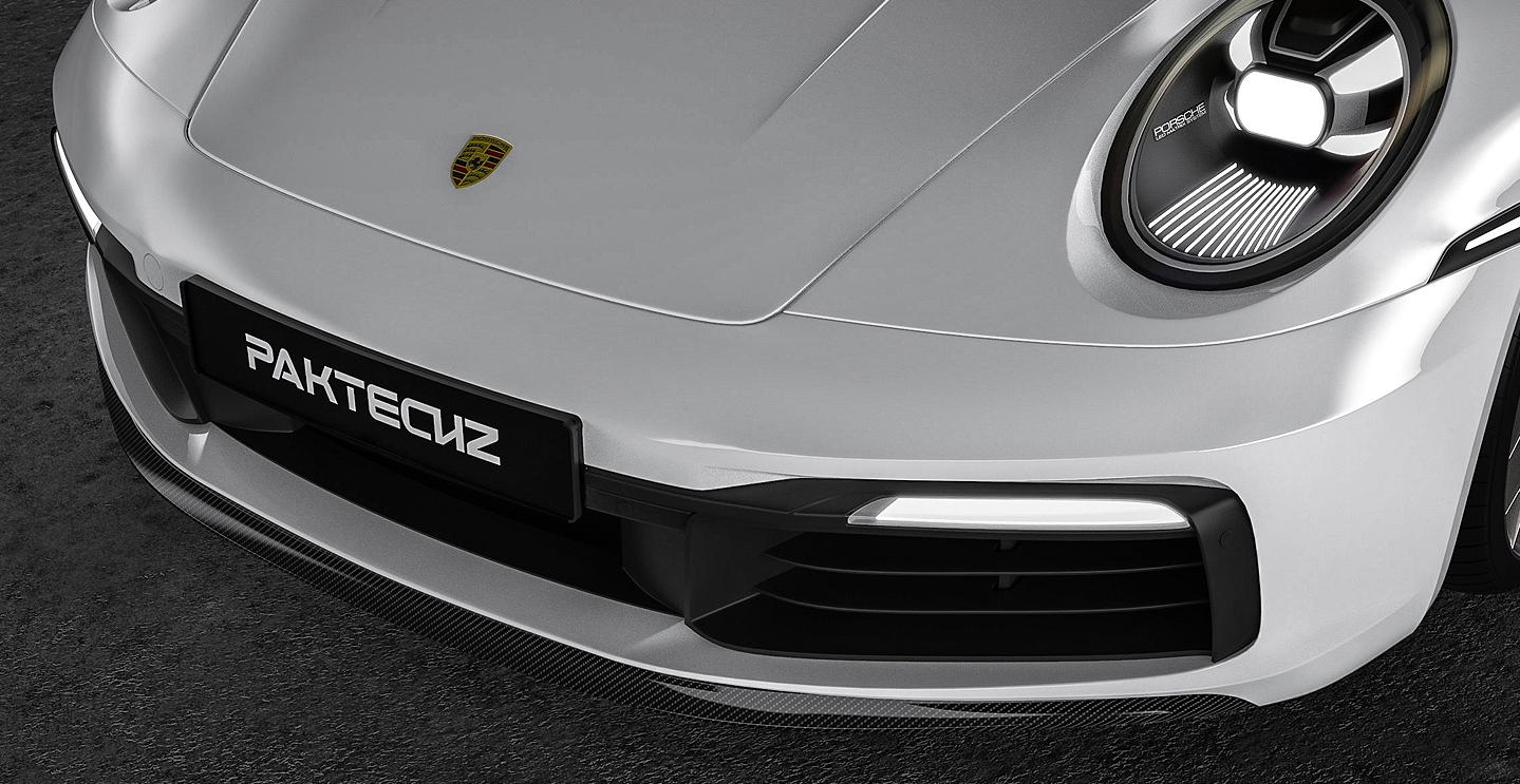 Porsche 992 Paktechz Front Splitter