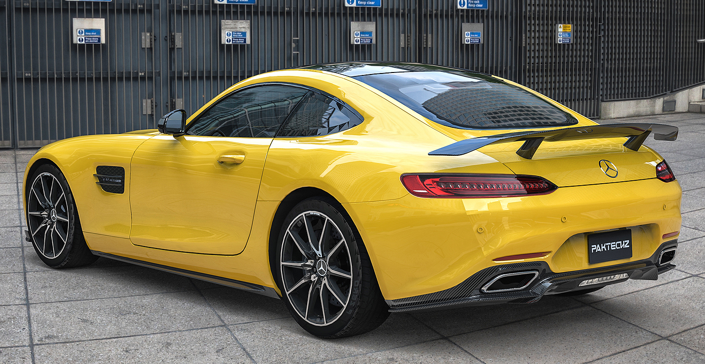 BENZ AMG GT Paktechz VER.2 Rear Diffuser