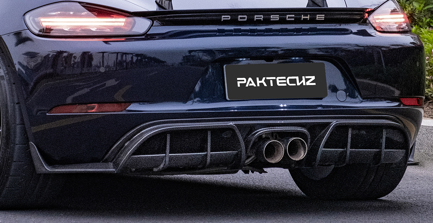 Porsche 718 Paktechz Rear Canards