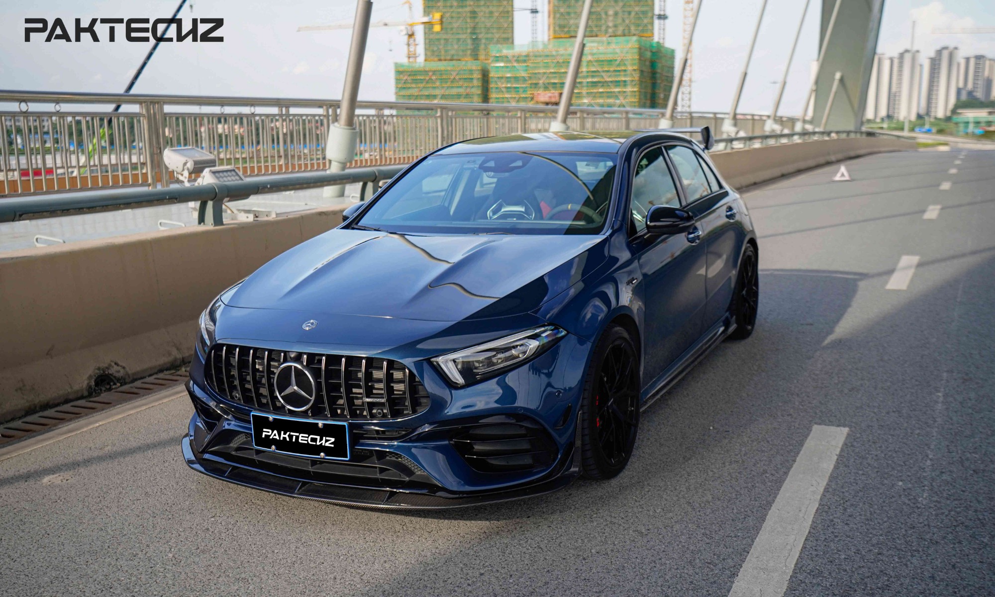 Benz A-Class A45 Paktechz Front Splitter