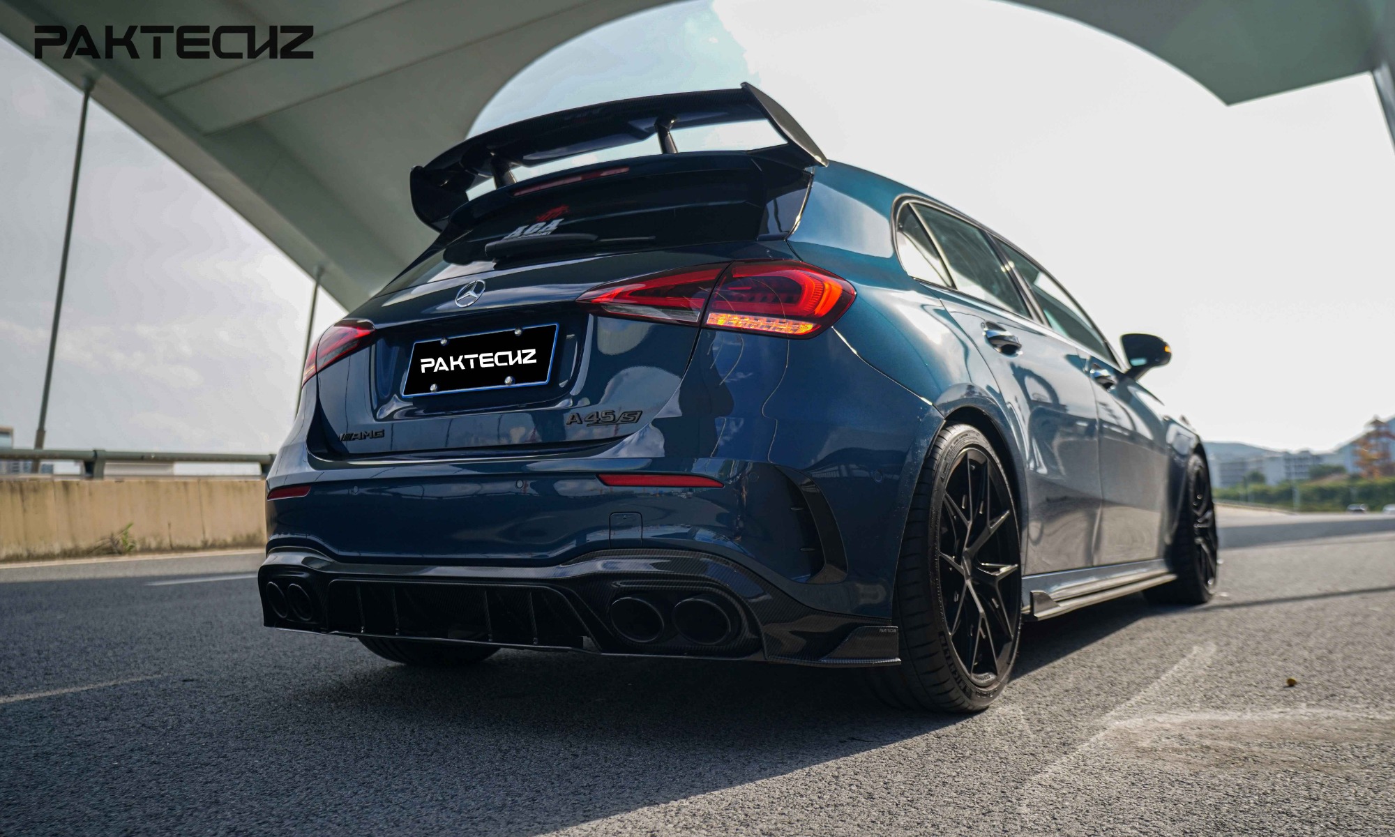 Benz A-Class A45 Paktechz Rear Diffuser