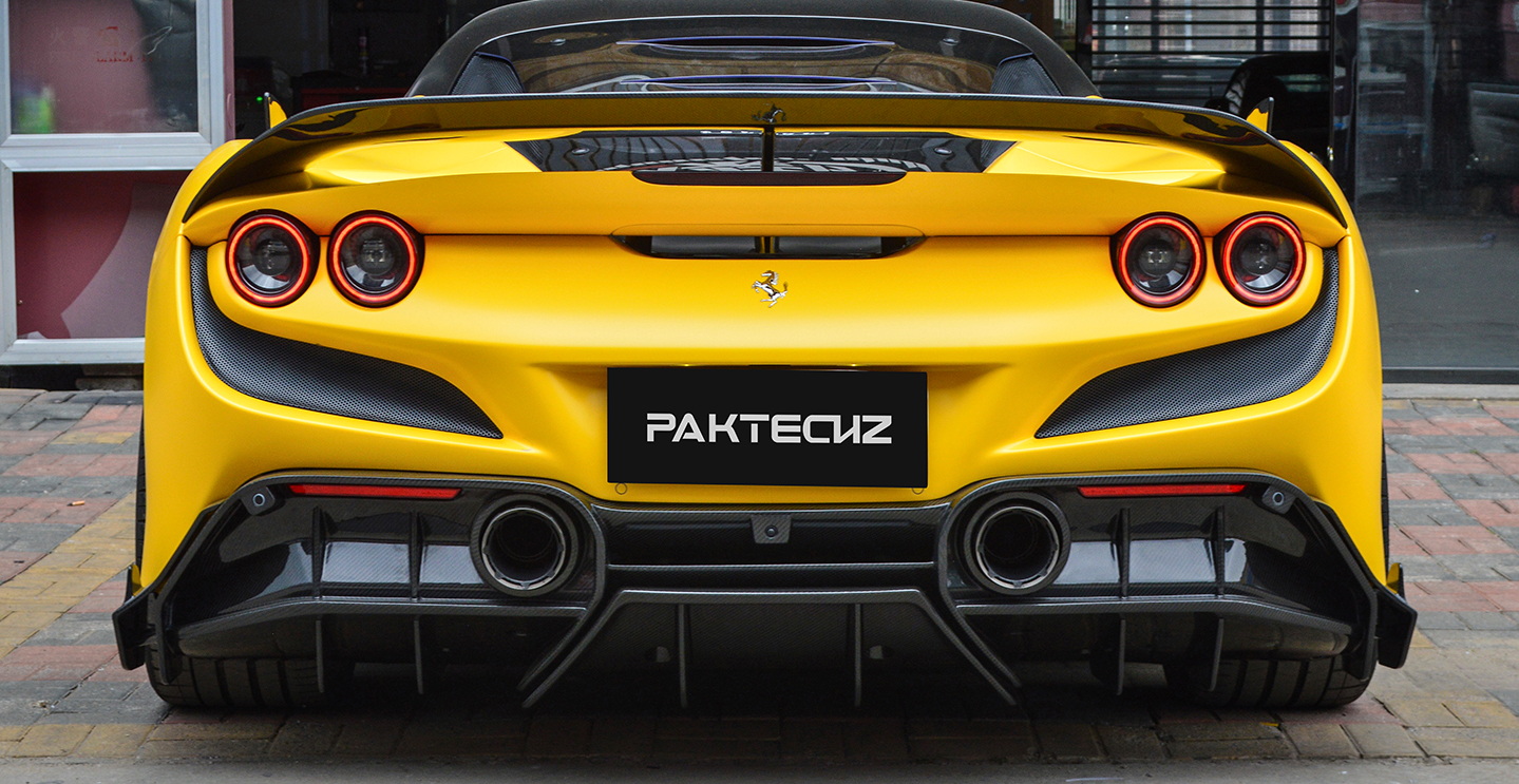 Ferrari F8 Paktechz Rear Diffuser