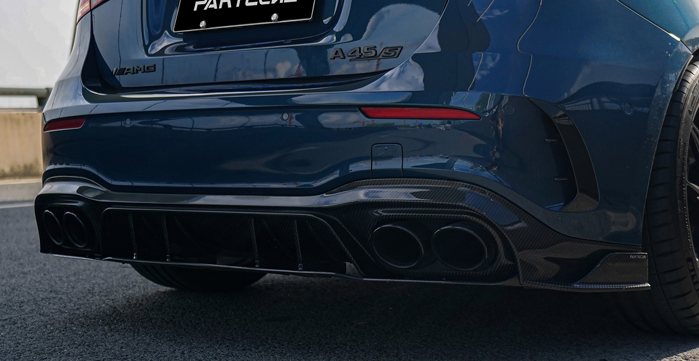 Benz A-Class A45 Paktechz Rear Diffuser