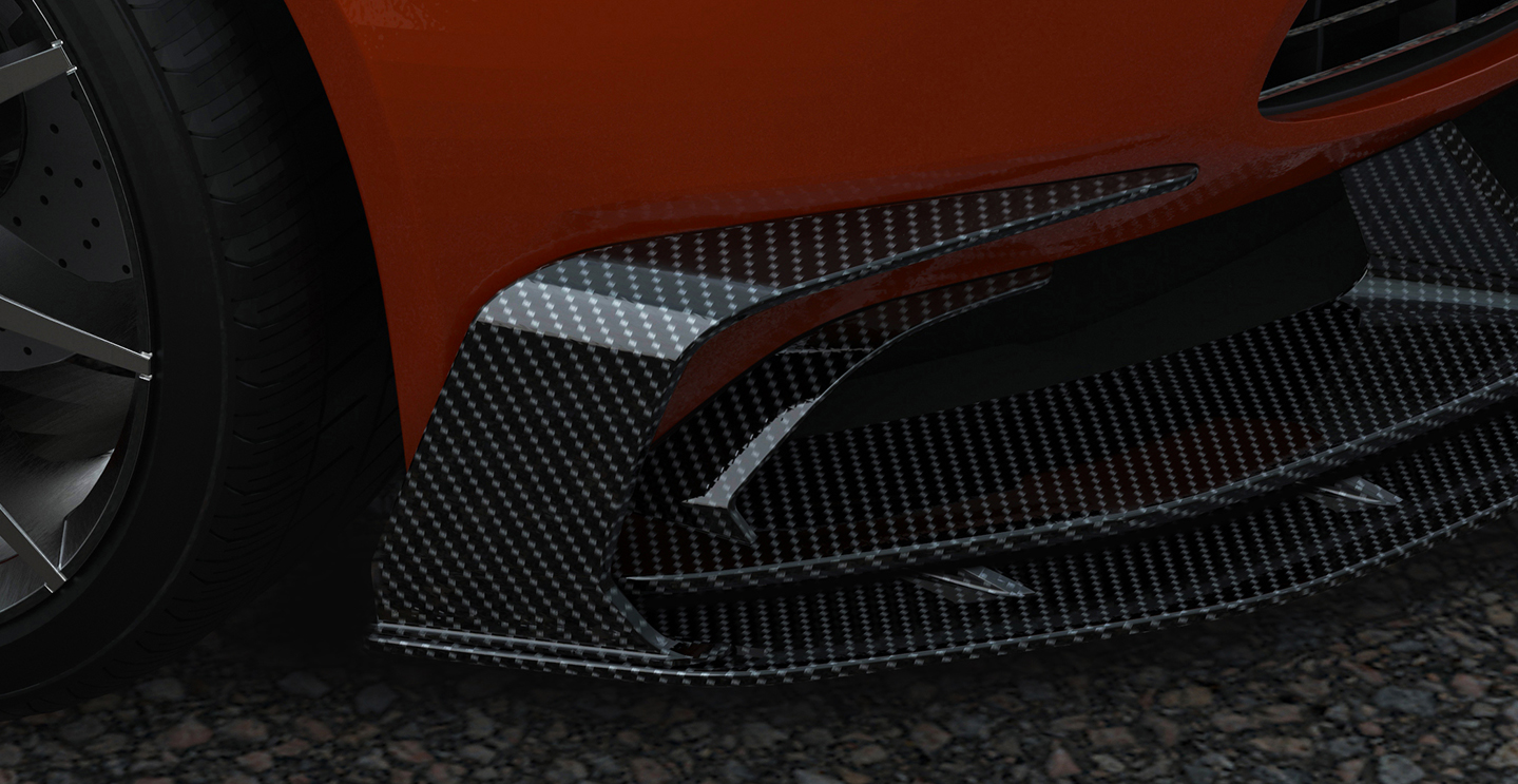 Aston Martin DB11 Paktechz Lower Front Splitter