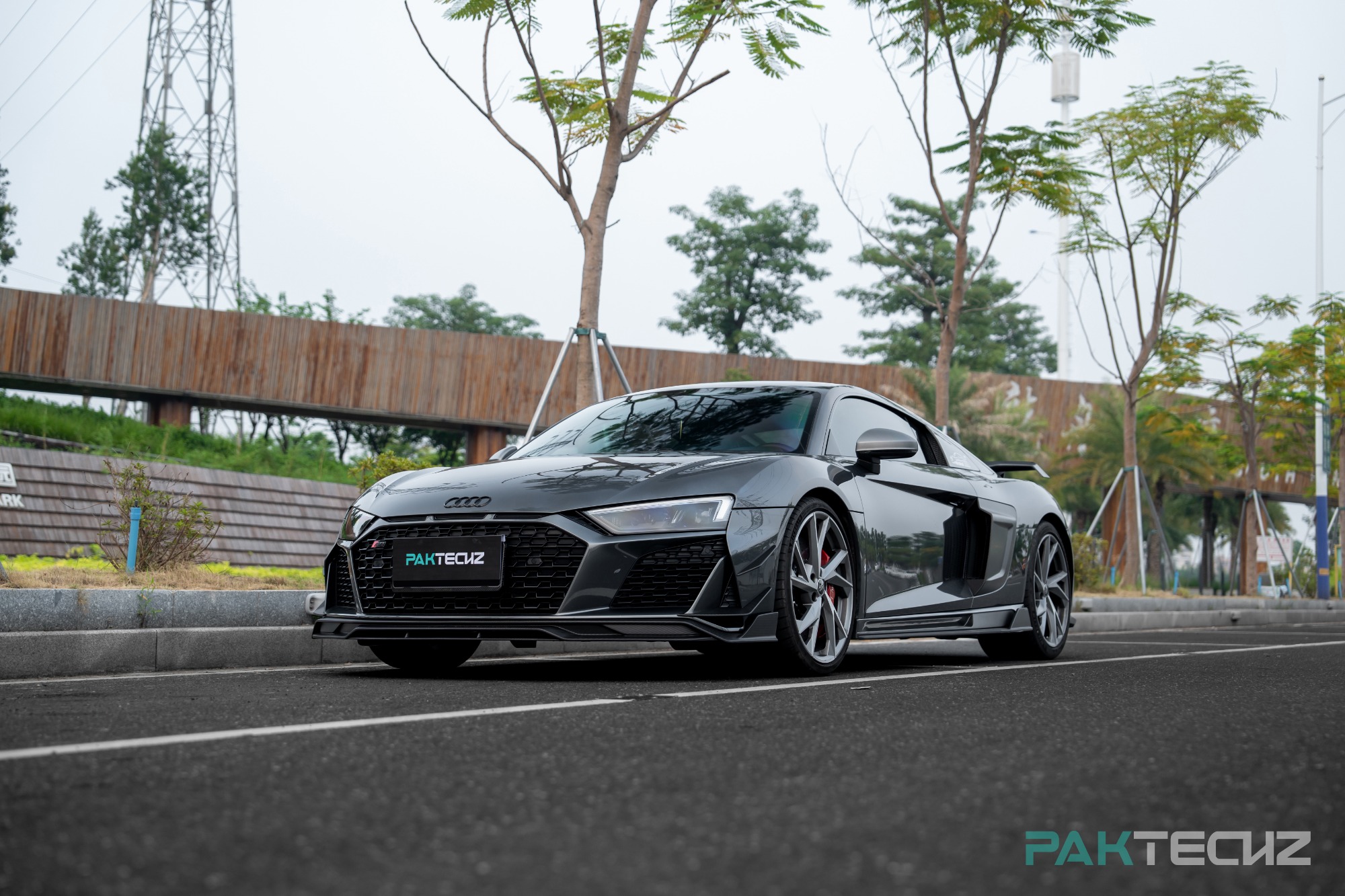 Audi R8 Paktechz Design Carbon Fiber Aerodynamic Body Kit