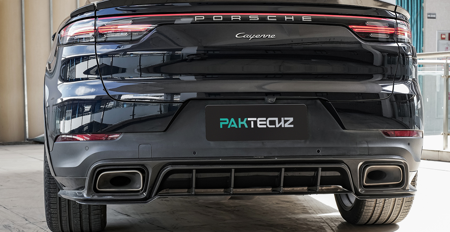 Porsche Cayenne Paktechz Design Rear Diffuser