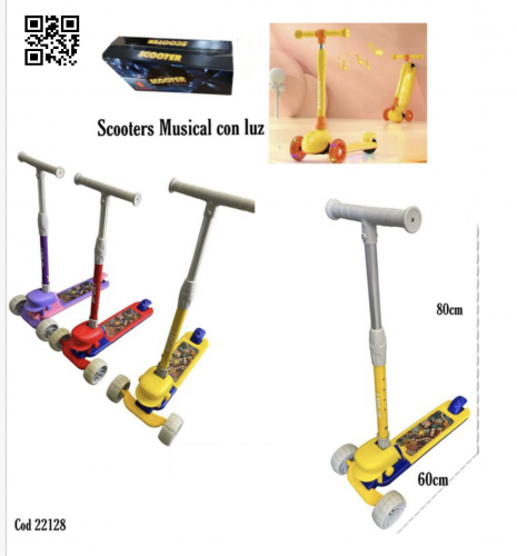 Scooter musical para NIño