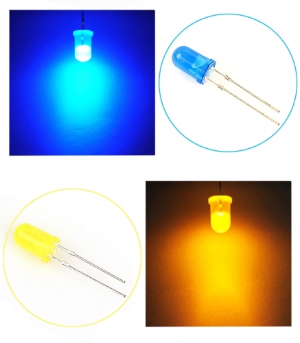 LED lamp beads light-emitting diode F3 F5 straight plug bulb component indicator