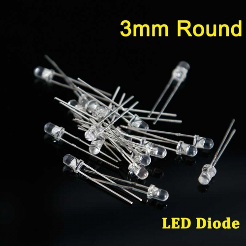 3mm Clear Round Head Receiver Diode