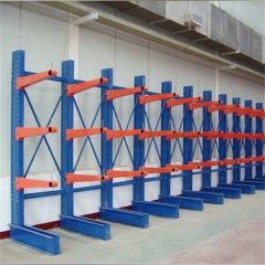 Factory High Quality Pipe or Lumber Warehouse Storage Cantilever Racking Systemlong bulky storage cantilever rack for furniture, lumber, tubing, textiles
