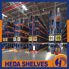 Storage warehouse racking systems