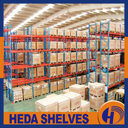 Heavy duty industrial pallet racks