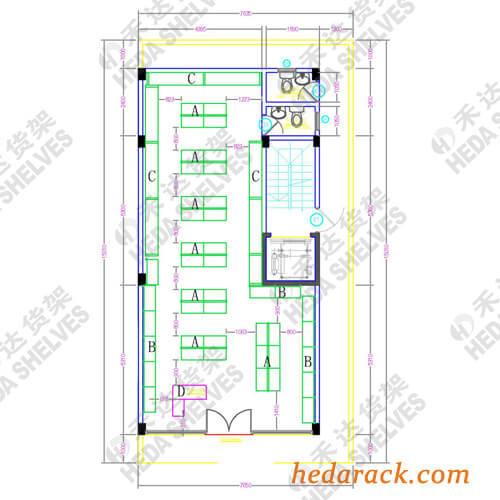 Single and Double Sided Tool Hardware Display Fixture for Maldives Client