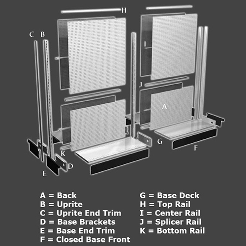 gondola shelving accessories,lozier shelf parts,madix shelf parts