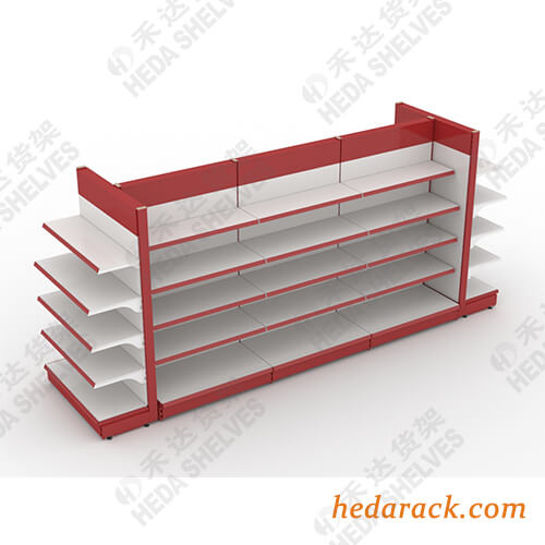 Supermarket Shelving Unit With Optional Size For Merchandise Display(1