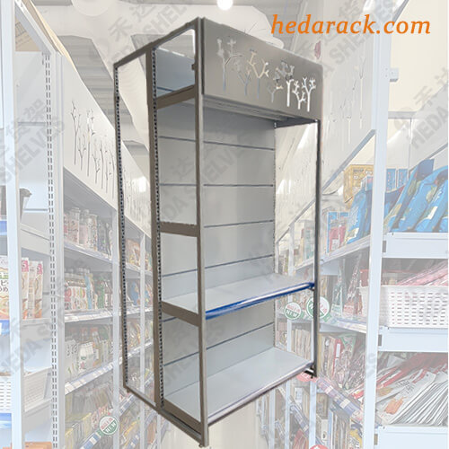 4 Posts Supported Display Shelving For A Canadian Supermarket