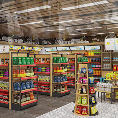 store gondola shelves,grocery store layout,3d store design