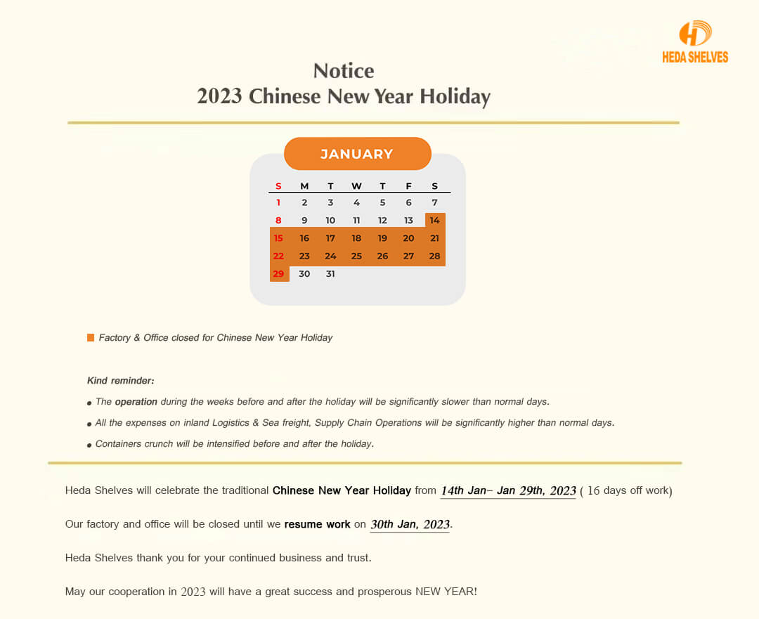 2023 chinese new year holiday notice