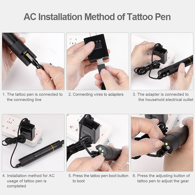 Tattoo Pen Machine With Power Supply