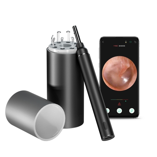 P60 WiFi Otoscope Ear Wax Removal 3.9mm HD Visual Ear Camera with 6 LED Light Storage Box Wireless Ear Scope Endoscope with Eax Wax Remover Tool Phone