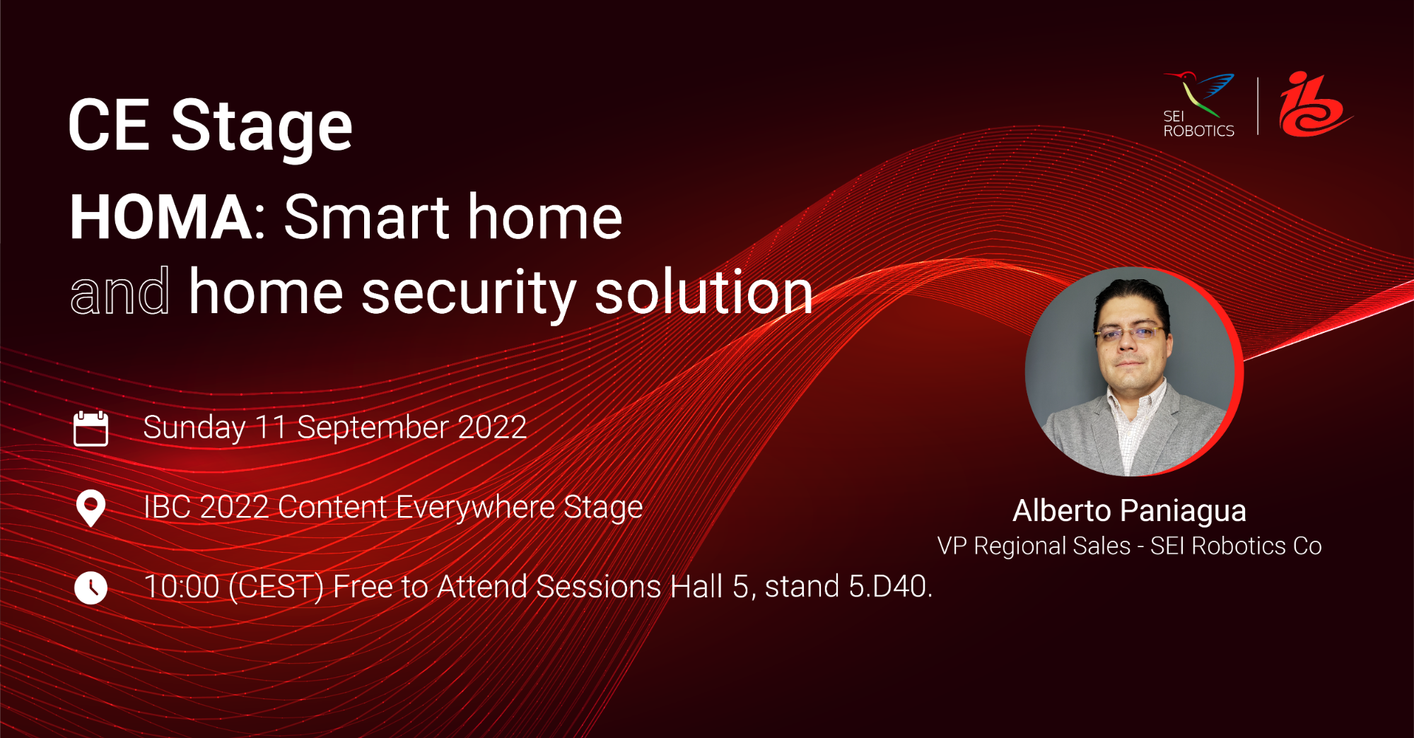 SEI Presents IoT Solutions on IBC 2022 CE Stage