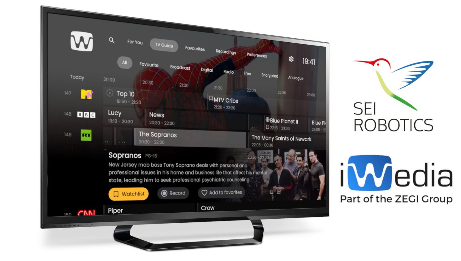 SEI Robotics selects iWedia's Live TV App to deliver premium customer experience