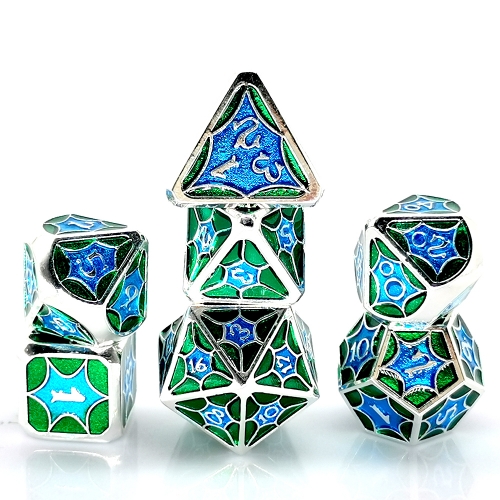 Spider Metal Dice