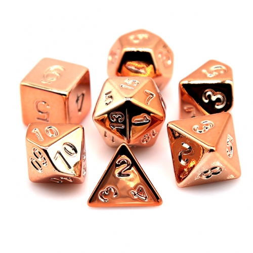 Champagne Electroplating Dice