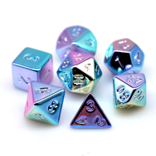 Rainbow Electroplating Dice