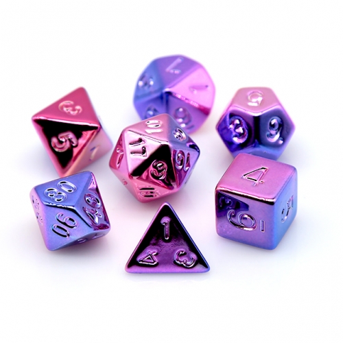 Sky Purple Electroplation Dice