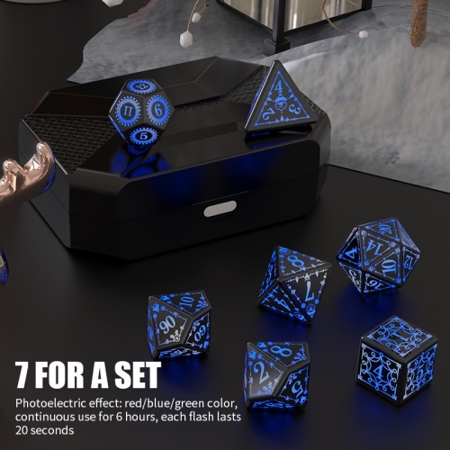 Christmas Charging Blue Dice