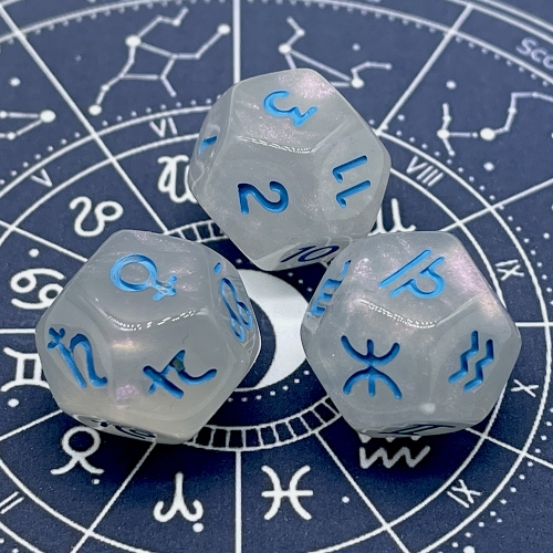 Single Color Astrology Dice