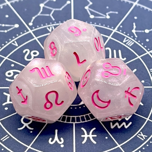 Single Color Astrology Dice