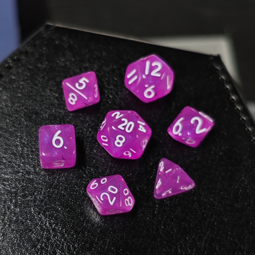 Purple Foil Dice