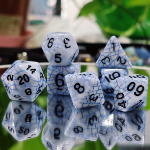 Blue Web Dice
