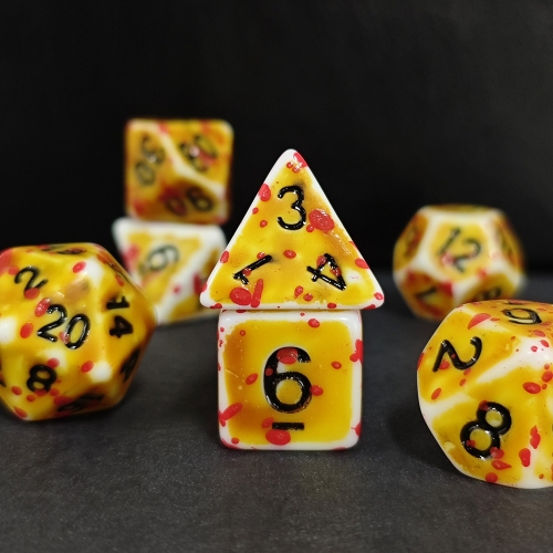 Yellow Ancient Blood Splatter