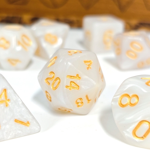 White Pearl(golden ink)