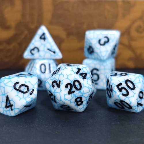 Cyan Web Dice