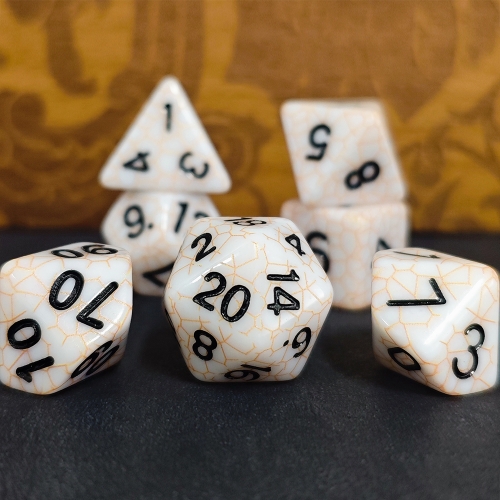 Orange Web Dice