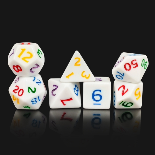 Colorful Ink Dice