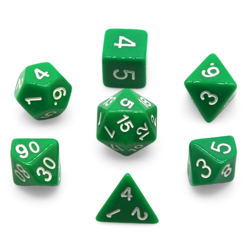 Green Dice Set