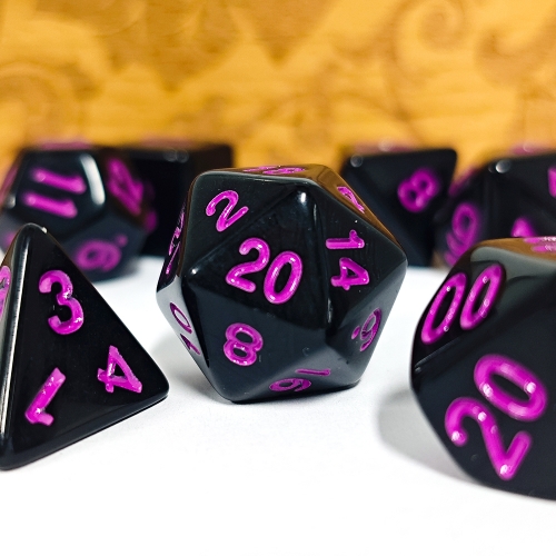 Black Stone(purple ink)