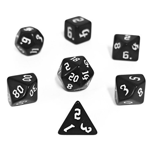 Black Opaque (white ink)