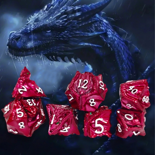 Dragon Scale Metal Dice