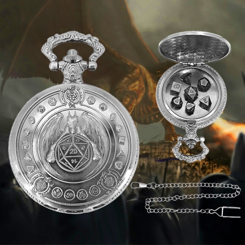 Mini Metal Dice+Pokect Watch