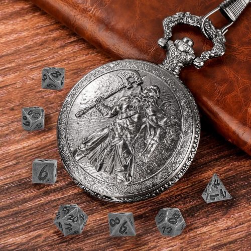 Mini Metal Dice+Pokect Watch