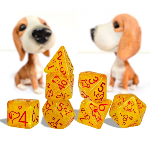 Cute Dog Dice