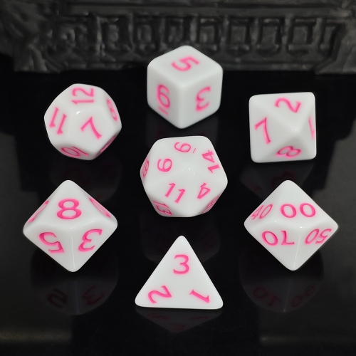Colorful Ink Dice