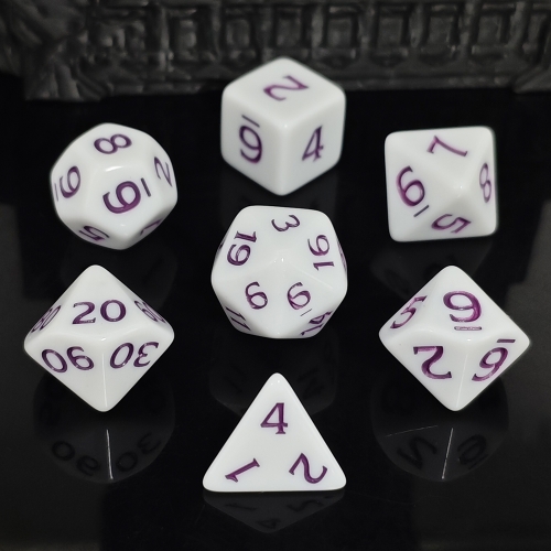 Colorful Ink Dice