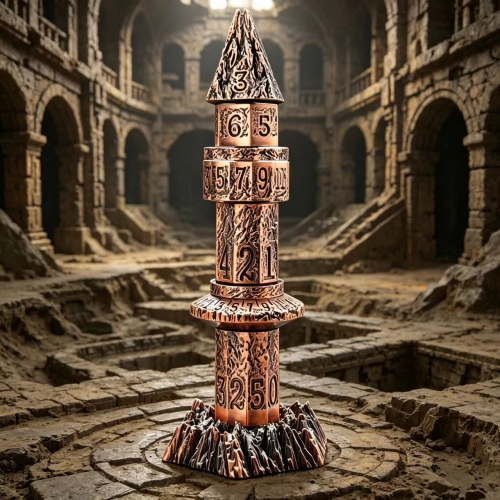 Rotating Tower Dice